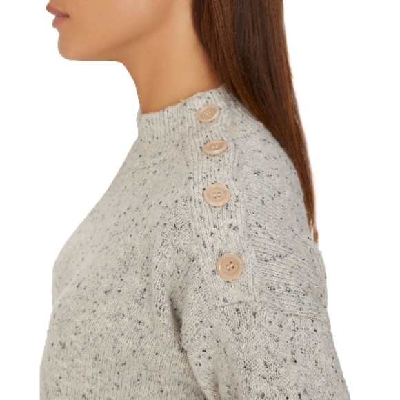 💕SANCTUARY💕 Jasper Buttoned Mock Neck Sweater - Picture 8 of 8